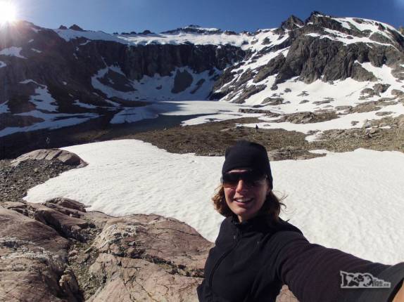 Chegando à Laguna Témpanos, região de Bariloche, na Argentina